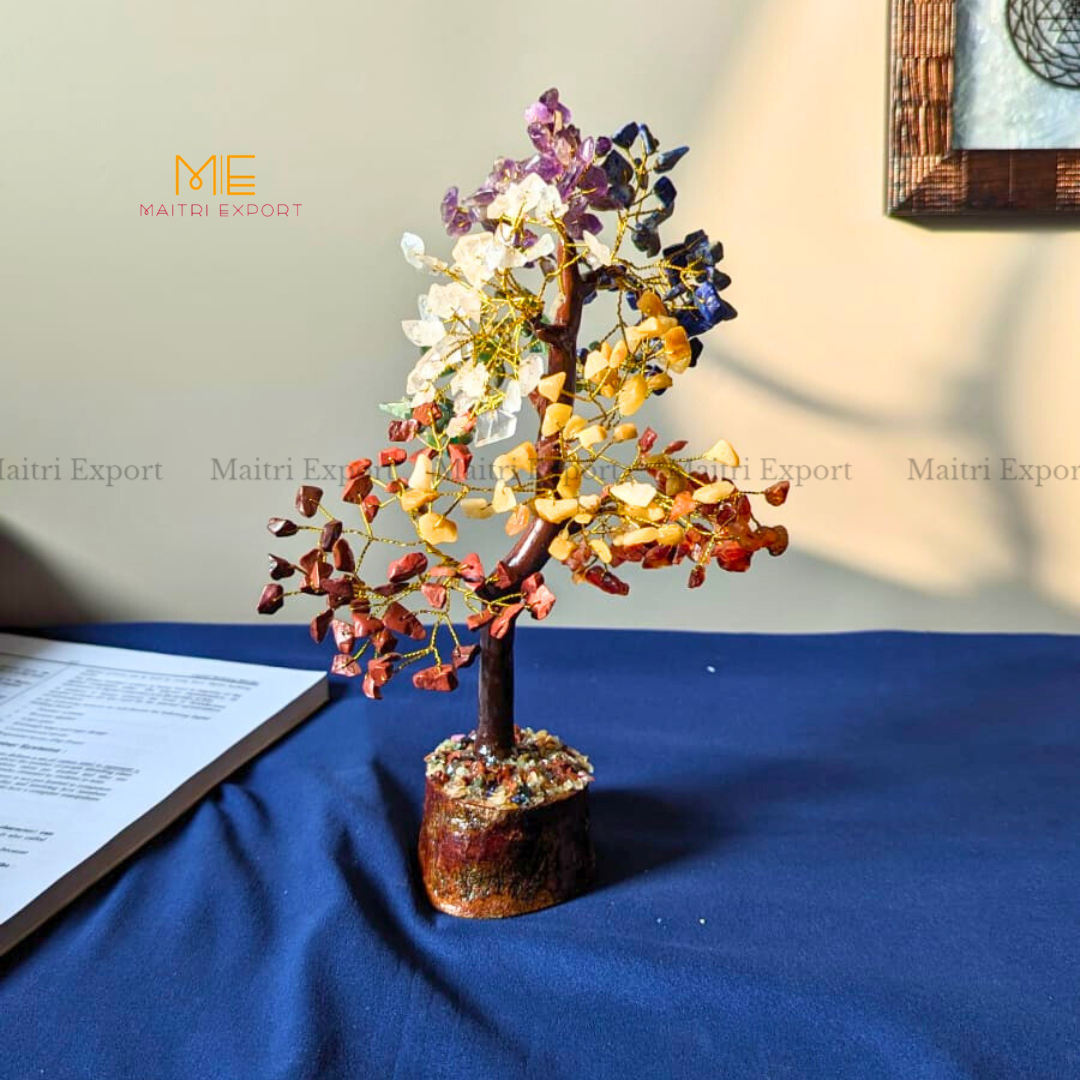 300 Beads Chips Crystal Stone Tree-7Chakra-Maitri Export | Crystals Store