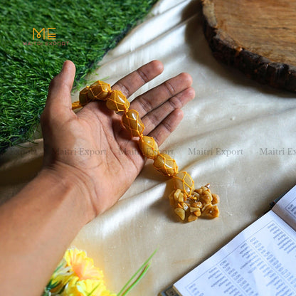 Natural Healing Crystal Stone Tumble Stone with Chips Hanger-Golden Agate-Maitri Export | Crystals Store