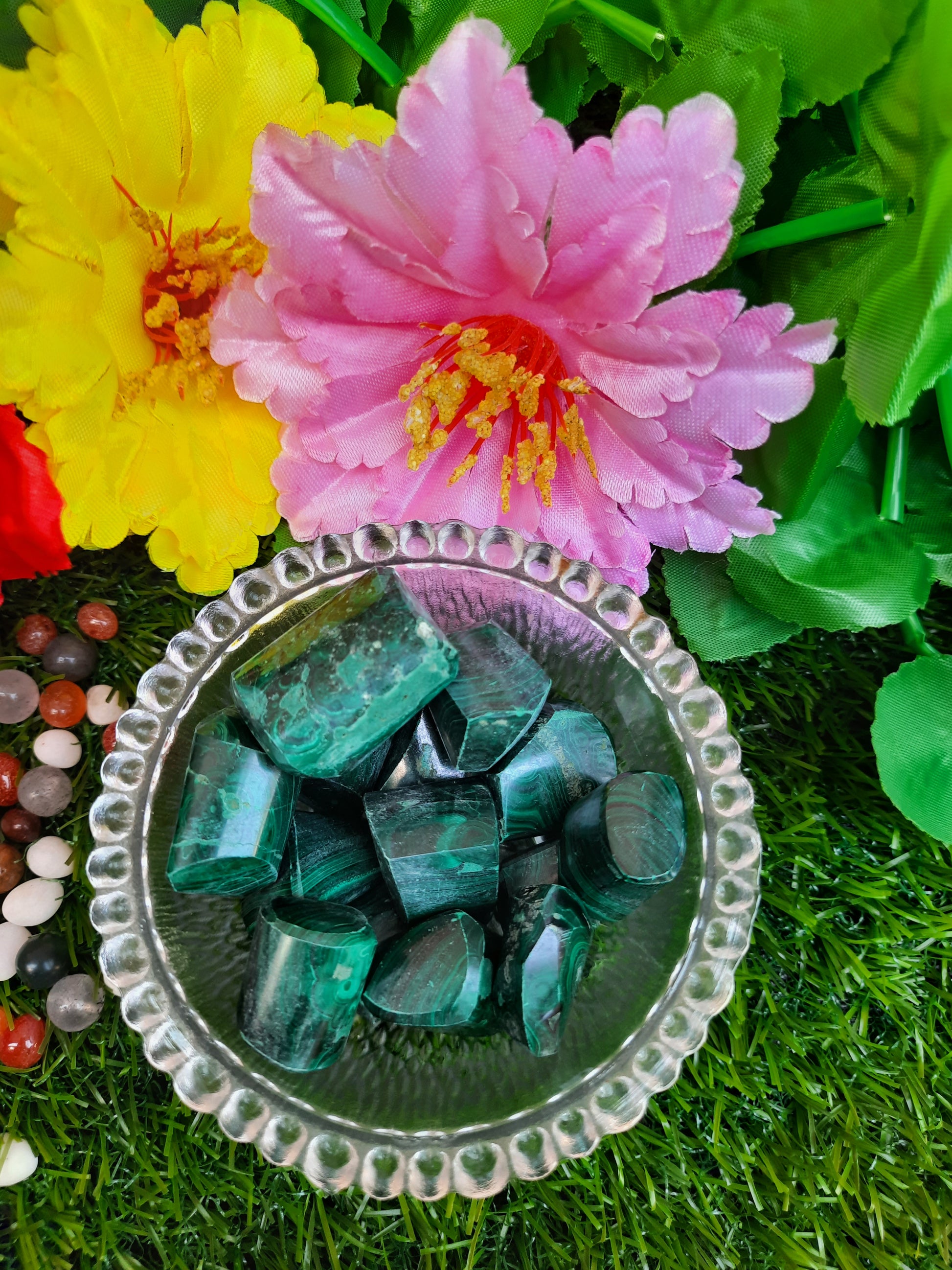 Malachite Natural Crystal Healing Stone Tumble / Pocket Stone-Maitri Export | Crystals Store