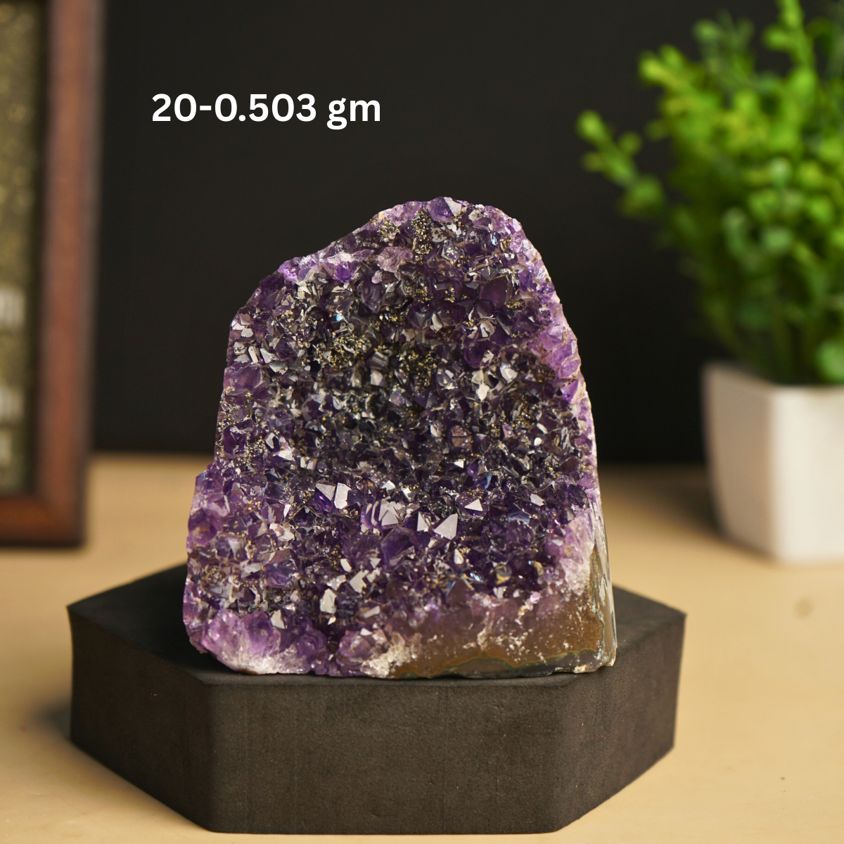 Amethyst mini / small geode-20 -503gm-Maitri Export | Crystals Store
