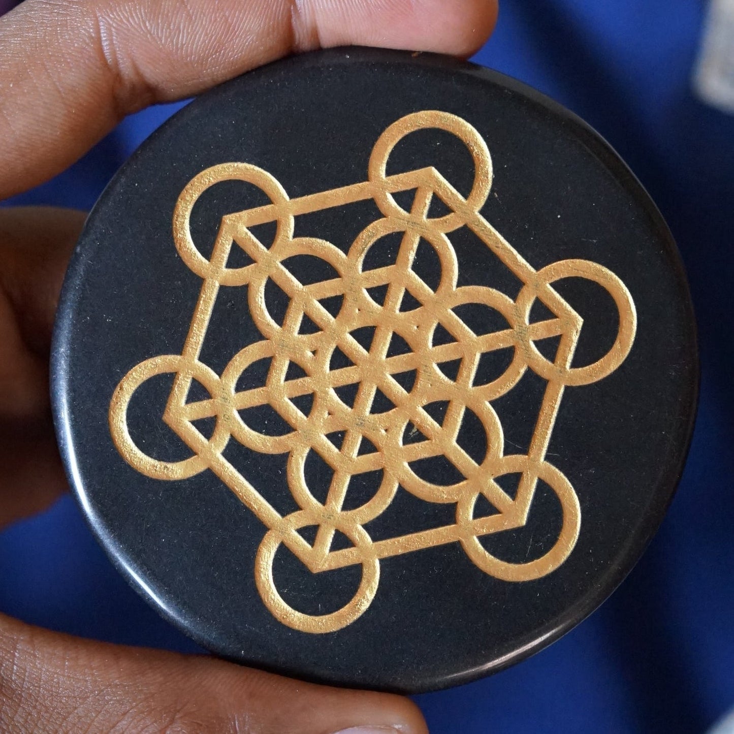 Black 3 Inch Carving Plate