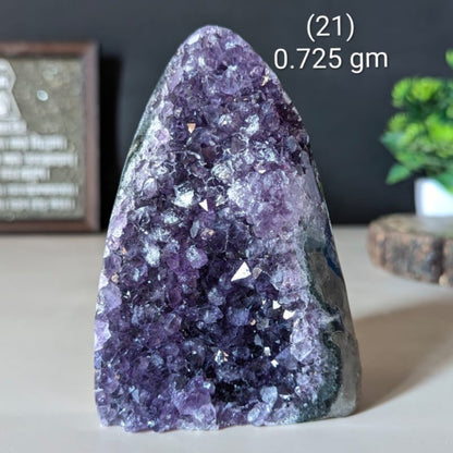 Amethyst geode-21 - 725 gm-Maitri Export | Crystals Store