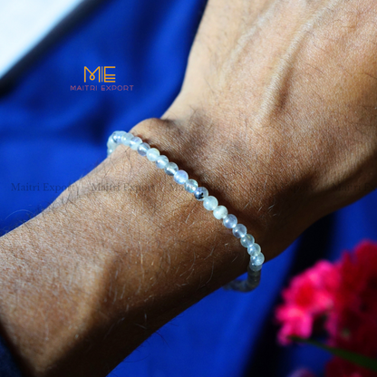Labradorite Natural Crystal Healing Bracelet-4mm-Maitri Export | Crystals Store