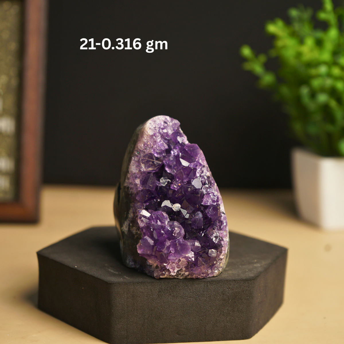 Amethyst mini / small geode-21 -316gm-Maitri Export | Crystals Store