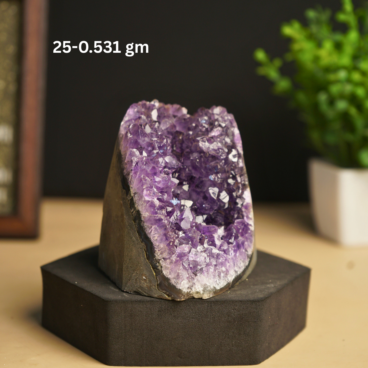 Amethyst mini / small geode-25 -531gm-Maitri Export | Crystals Store