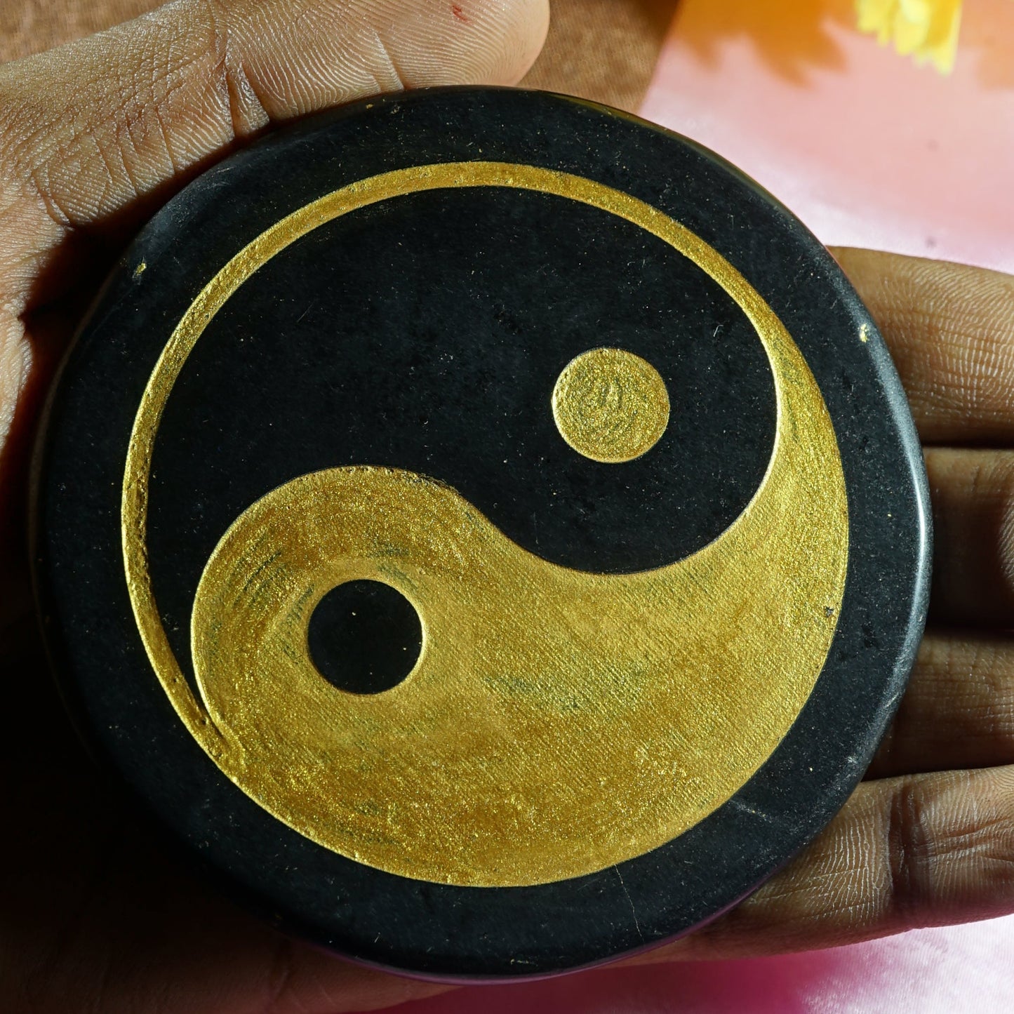 Black 3 Inch Carving Plate