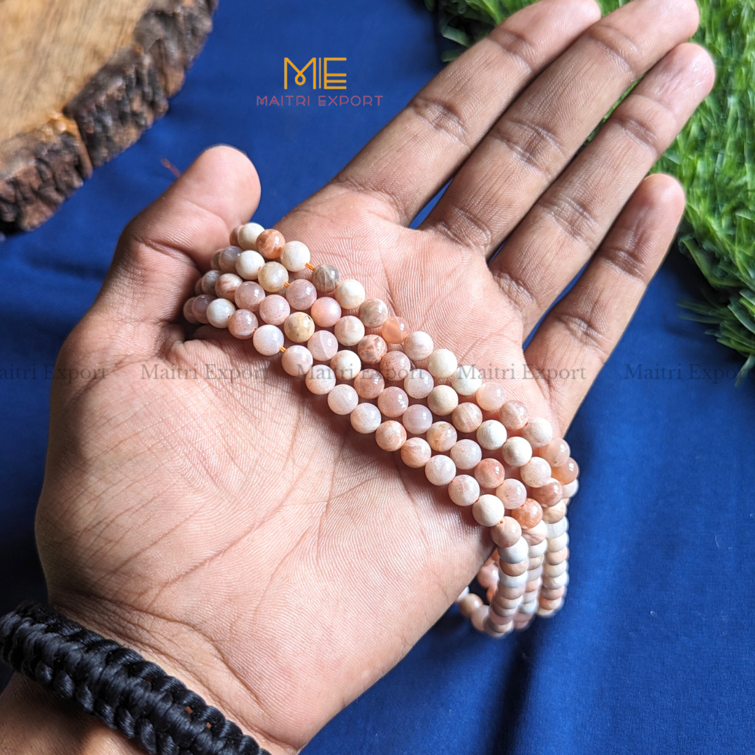 6mm loose round crystal beads strand / line-Maitri Export | Crystals Store