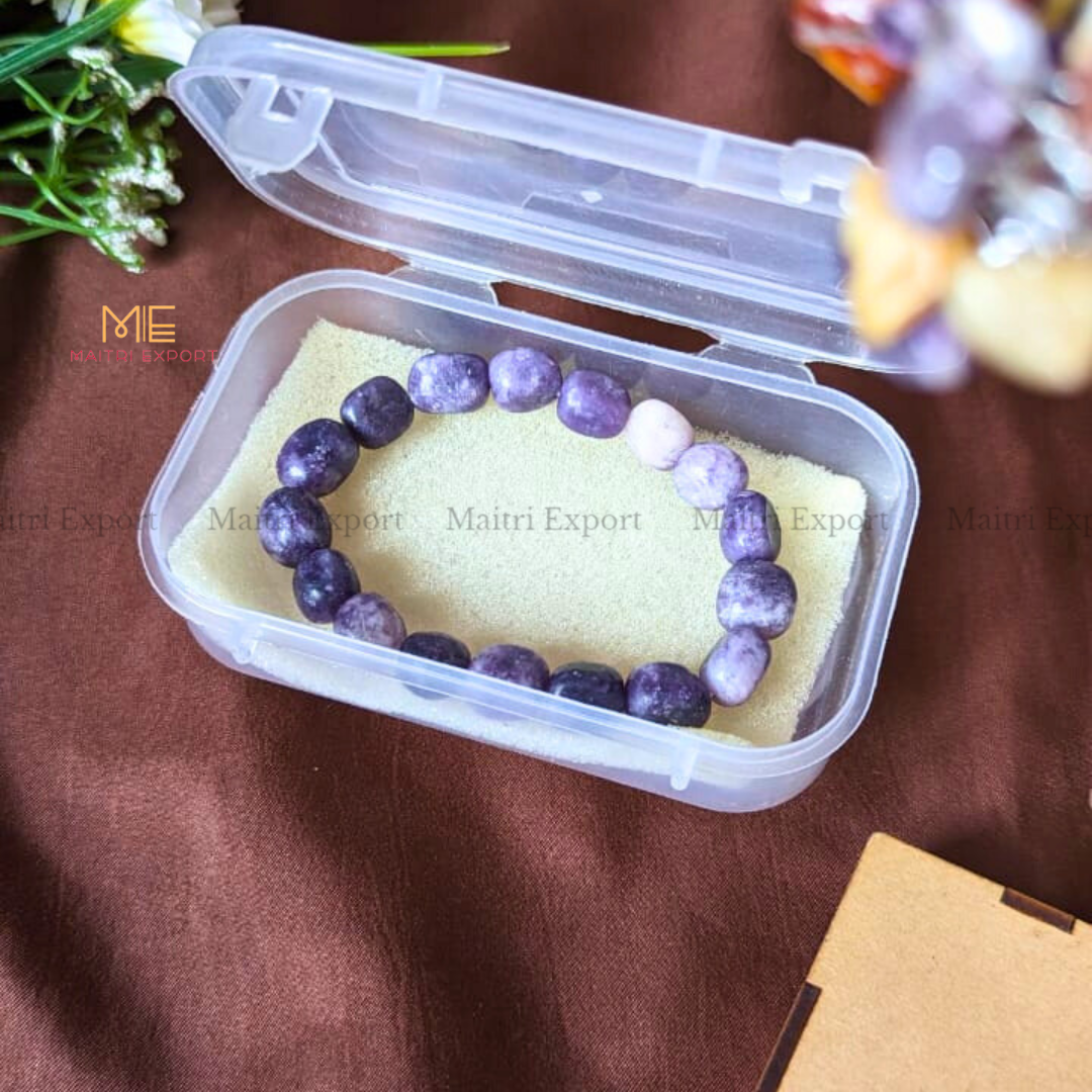 Small Tumble Crystal Beads Bracelet-Maitri Export | Crystals Store