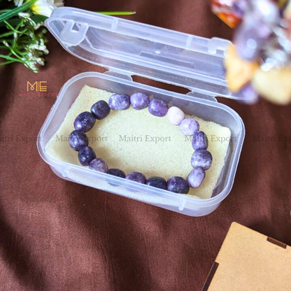 Small Tumble Crystal Beads Bracelet-Maitri Export | Crystals Store