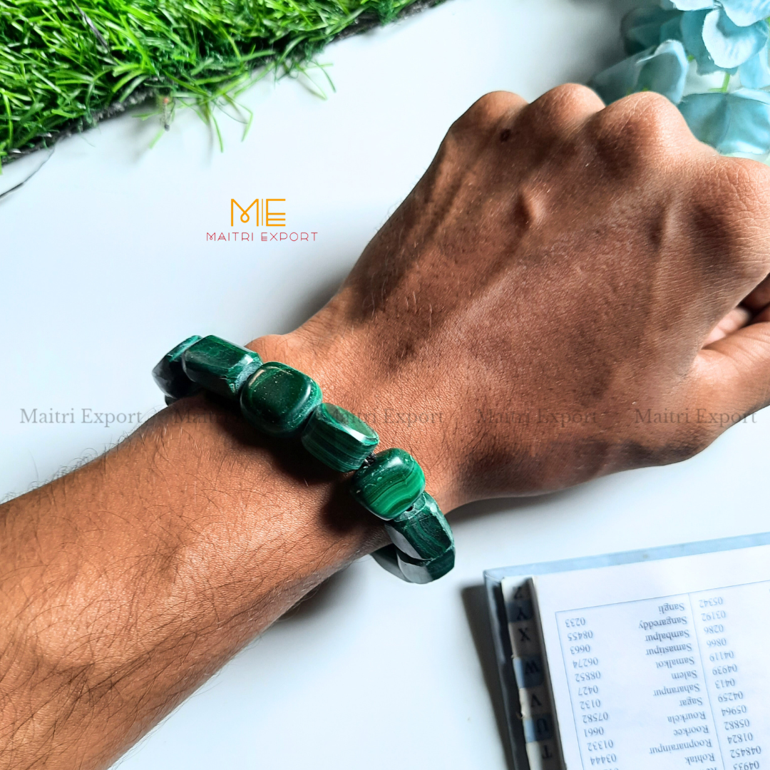 Tumbled crystal beads bracelets-Maitri Export | Crystals Store