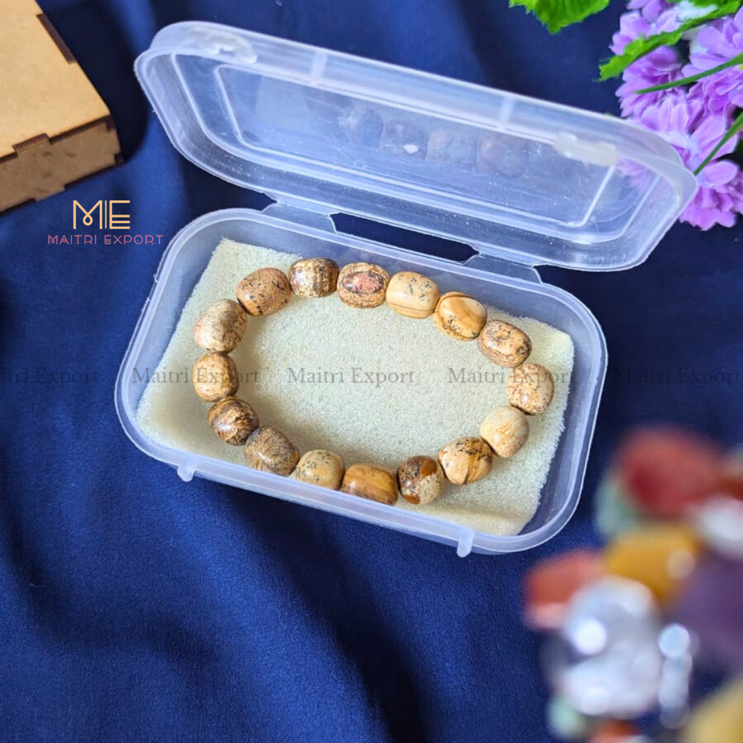 Small Tumble Crystal Beads Bracelet-Maitri Export | Crystals Store