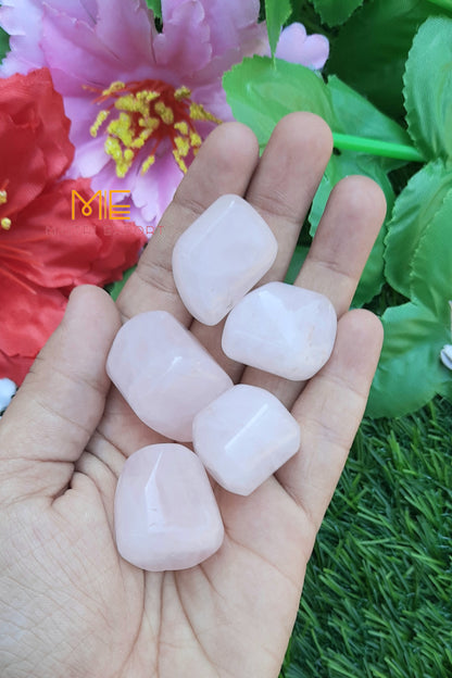 Rose Quartz Natural Crystal Healing Stone Tumble / Pocket Stone-Maitri Export | Crystals Store
