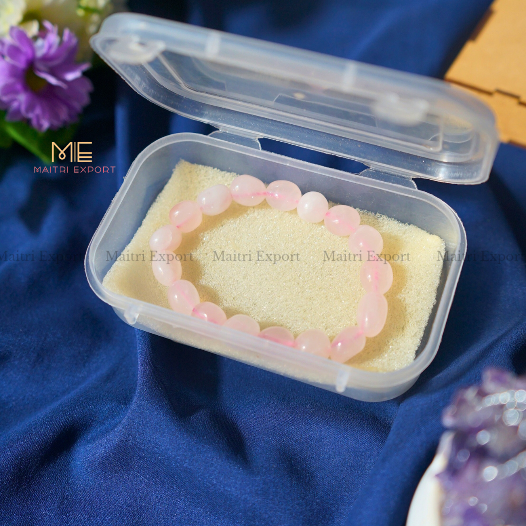 Small Tumble Crystal Beads Bracelet-Maitri Export | Crystals Store