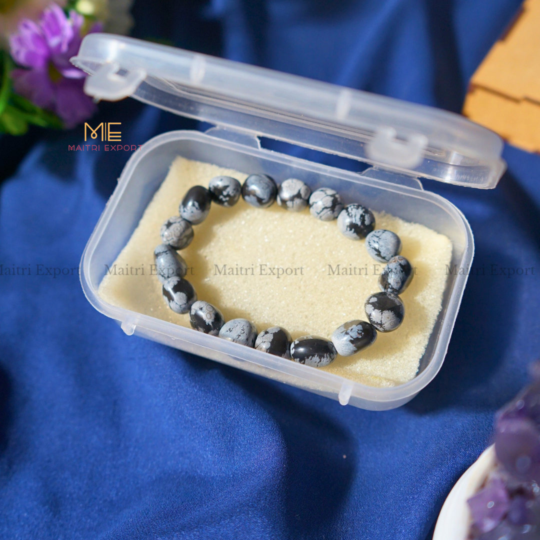 Small Tumble Crystal Beads Bracelet-Maitri Export | Crystals Store