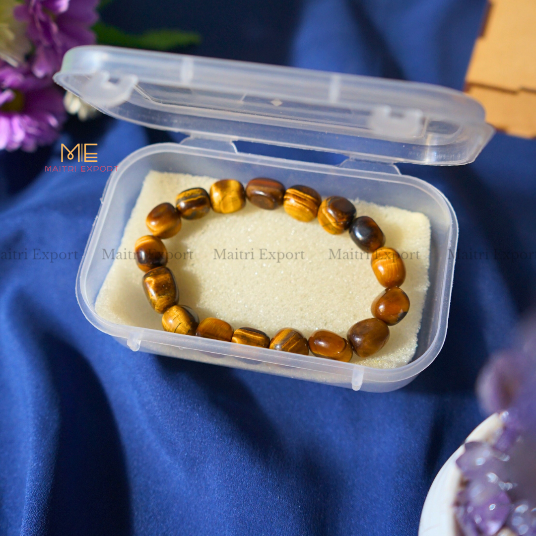 Small Tumble Crystal Beads Bracelet-Maitri Export | Crystals Store