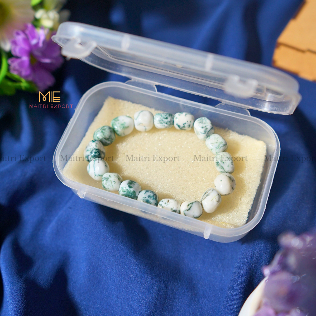 Small Tumble Crystal Beads Bracelet-Maitri Export | Crystals Store