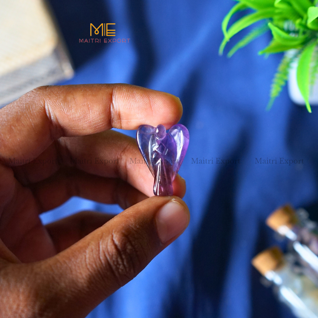 Natural Crystal Stone 1 Inch Angel-Maitri Export | Crystals Store