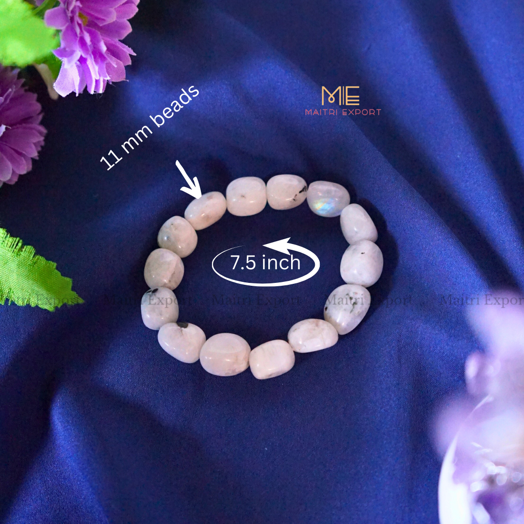 Small Tumble Crystal Beads Bracelet-Maitri Export | Crystals Store