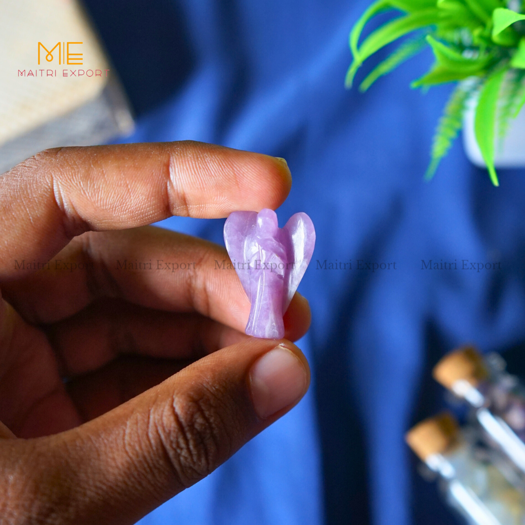 Natural Crystal Stone 1 Inch Angel-Maitri Export | Crystals Store