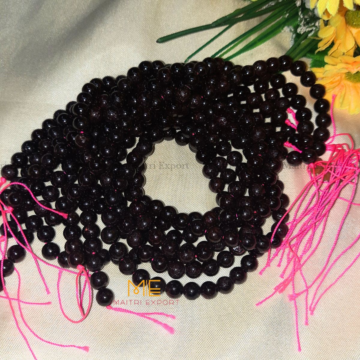 6mm loose round crystal beads strand / line-Maitri Export | Crystals Store