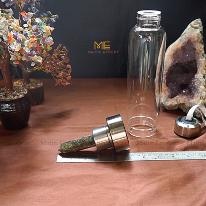 Natural Healing Stone Wand Crystal Infused Elixir Bottle-Maitri Export | Crystals Store