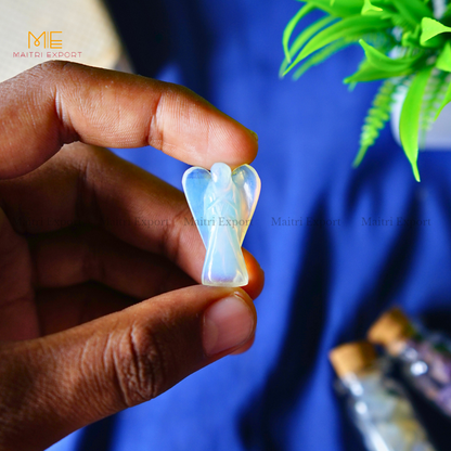 Natural Crystal Stone 1 Inch Angel-Maitri Export | Crystals Store