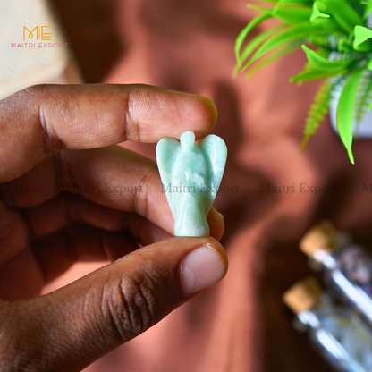 Natural Crystal Stone 1 Inch Angel-Maitri Export | Crystals Store