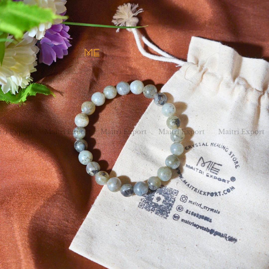 Labradorite Natural Crystal Healing Bracelet-Maitri Export | Crystals Store