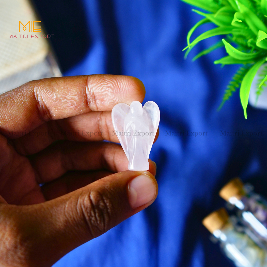 Natural Crystal Stone 1 Inch Angel-Maitri Export | Crystals Store