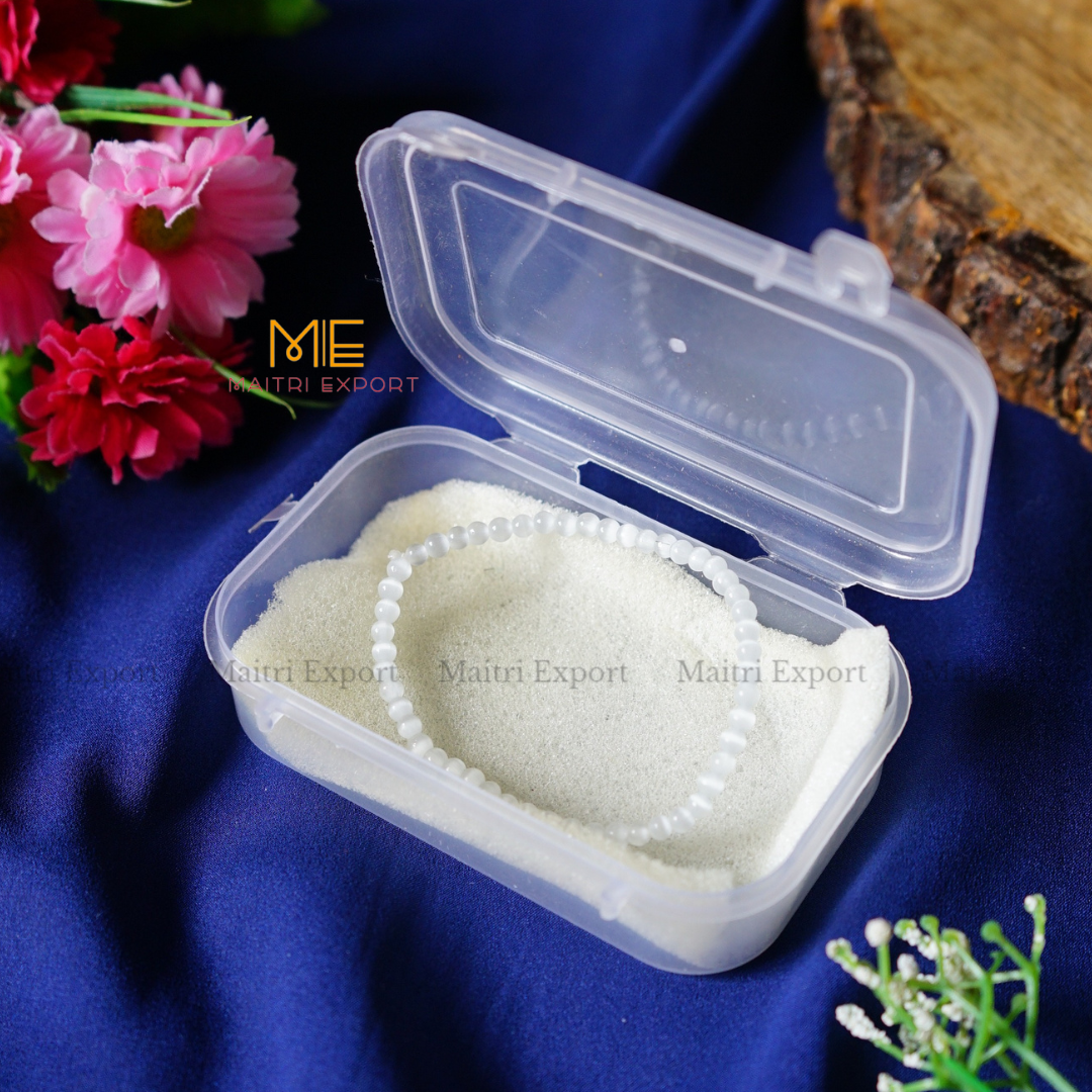 Selenite ( duplicate ) Crystal Healing Bracelet-Maitri Export | Crystals Store