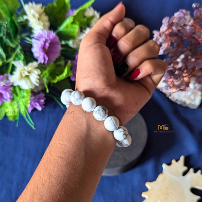 Natural Crystal Healing Stone 12mm Bracelet-Maitri Export | Crystals Store