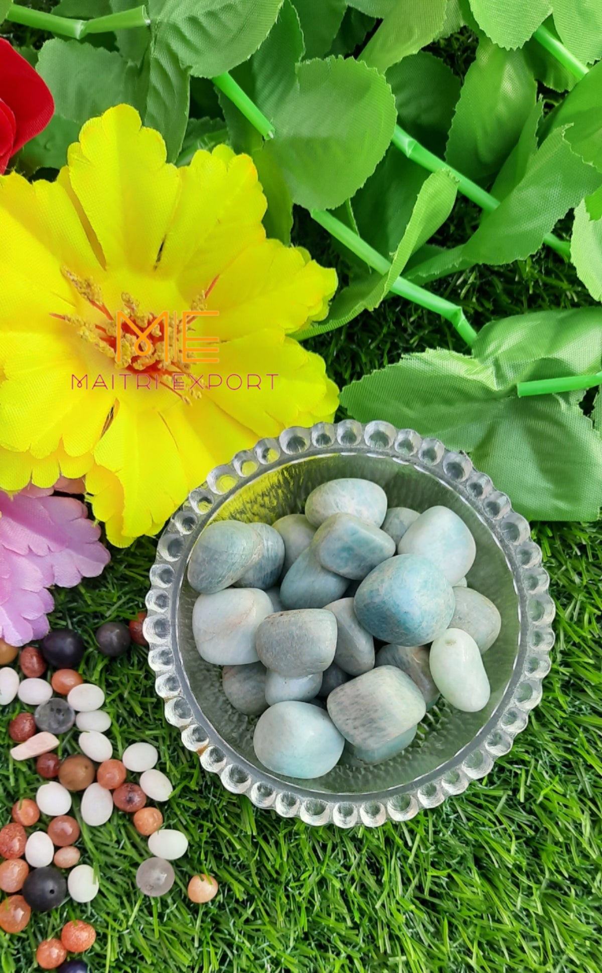 Amazonite Natural Crystal Healing Stone Tumble / Pocket Stone-Maitri Export | Crystals Store
