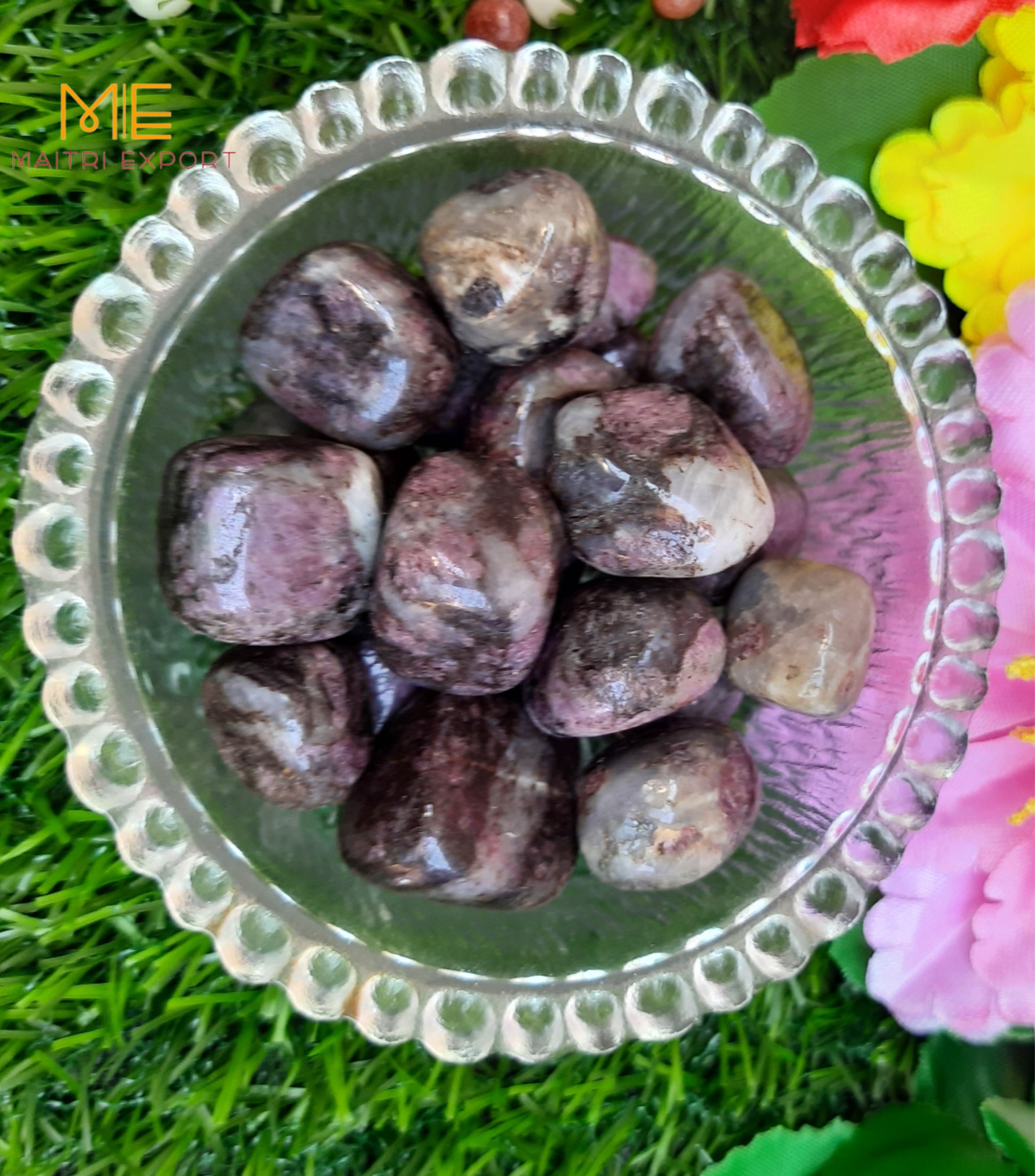 Ruby Fuchsite Natural Crystal Healing Stone Tumble / Pocket Stone-Maitri Export | Crystals Store