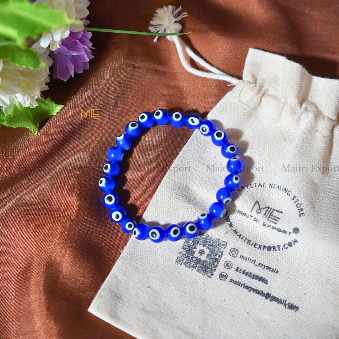 Evil Eye Crystal Healing Bracelet-Maitri Export | Crystals Store