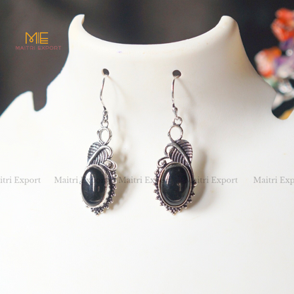 Hanging Gemstone crystal Earrings (2)-Maitri Export | Crystals Store