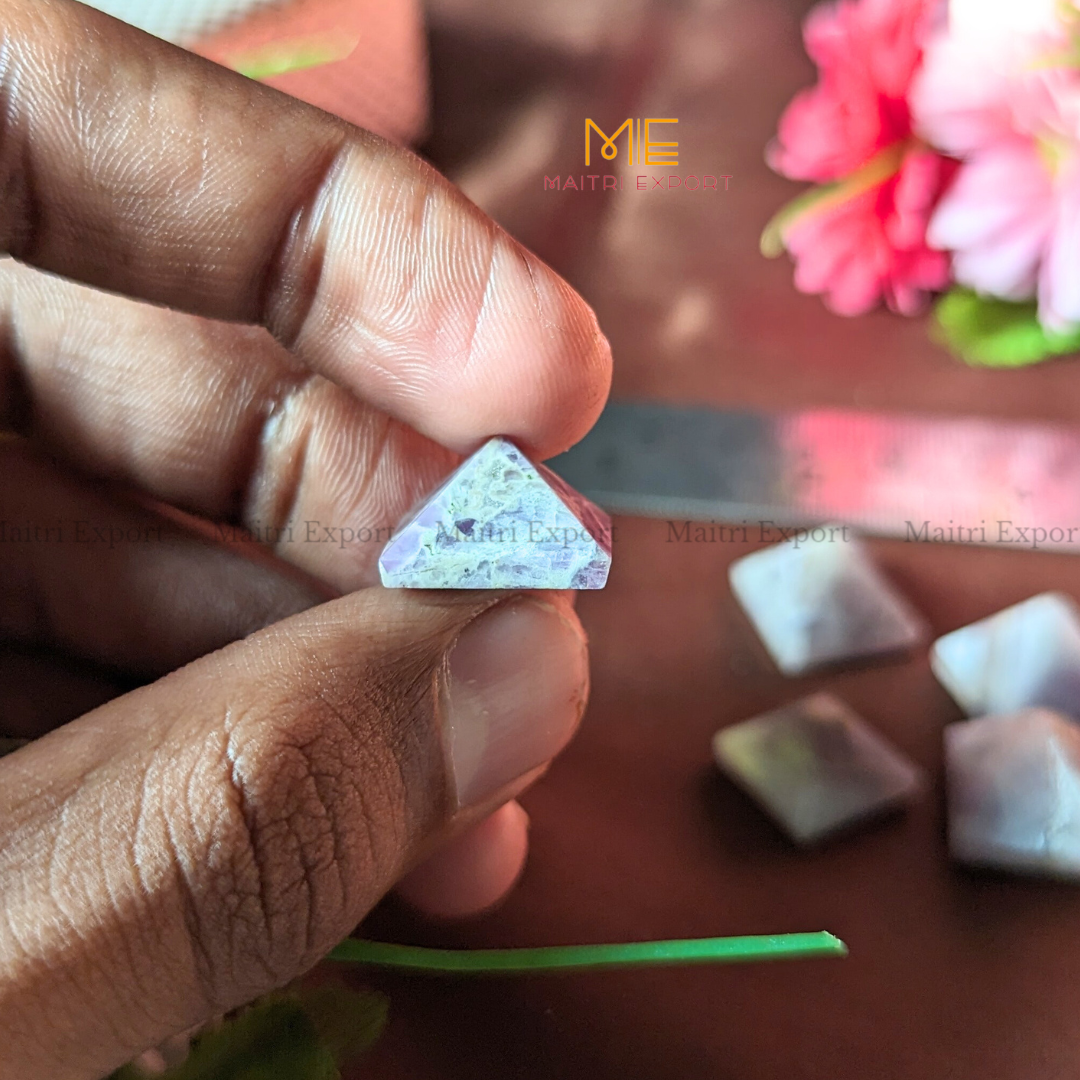 Crystal stone pyramids, mini ( 0.5 inch )-Maitri Export | Crystals Store