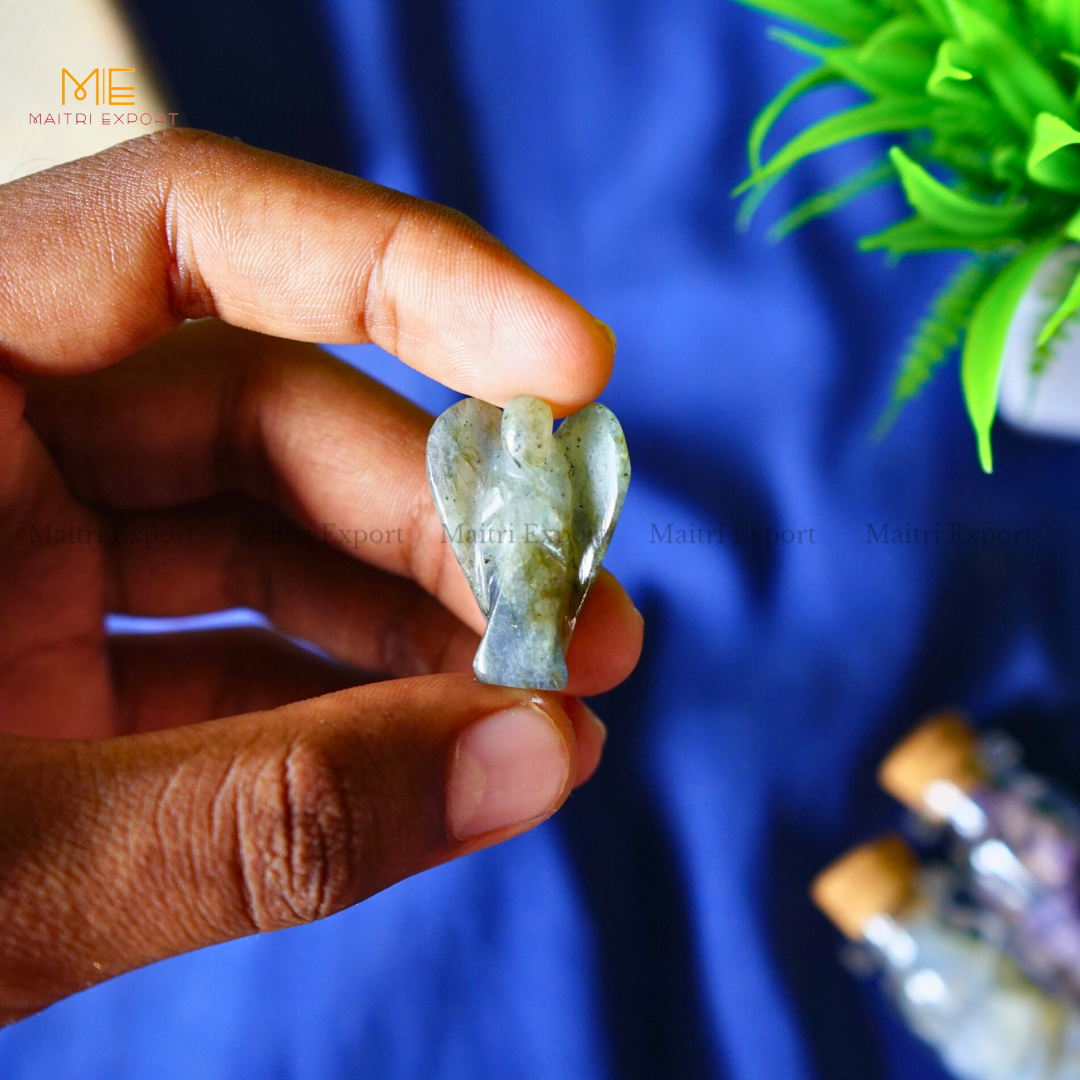 Natural Crystal Stone 1 Inch Angel-Maitri Export | Crystals Store