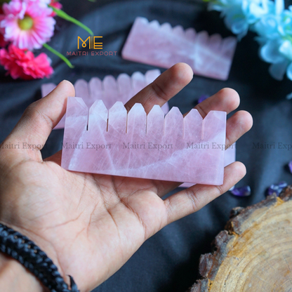 Natural Healing Crystal Stone Comb-Maitri Export | Crystals Store