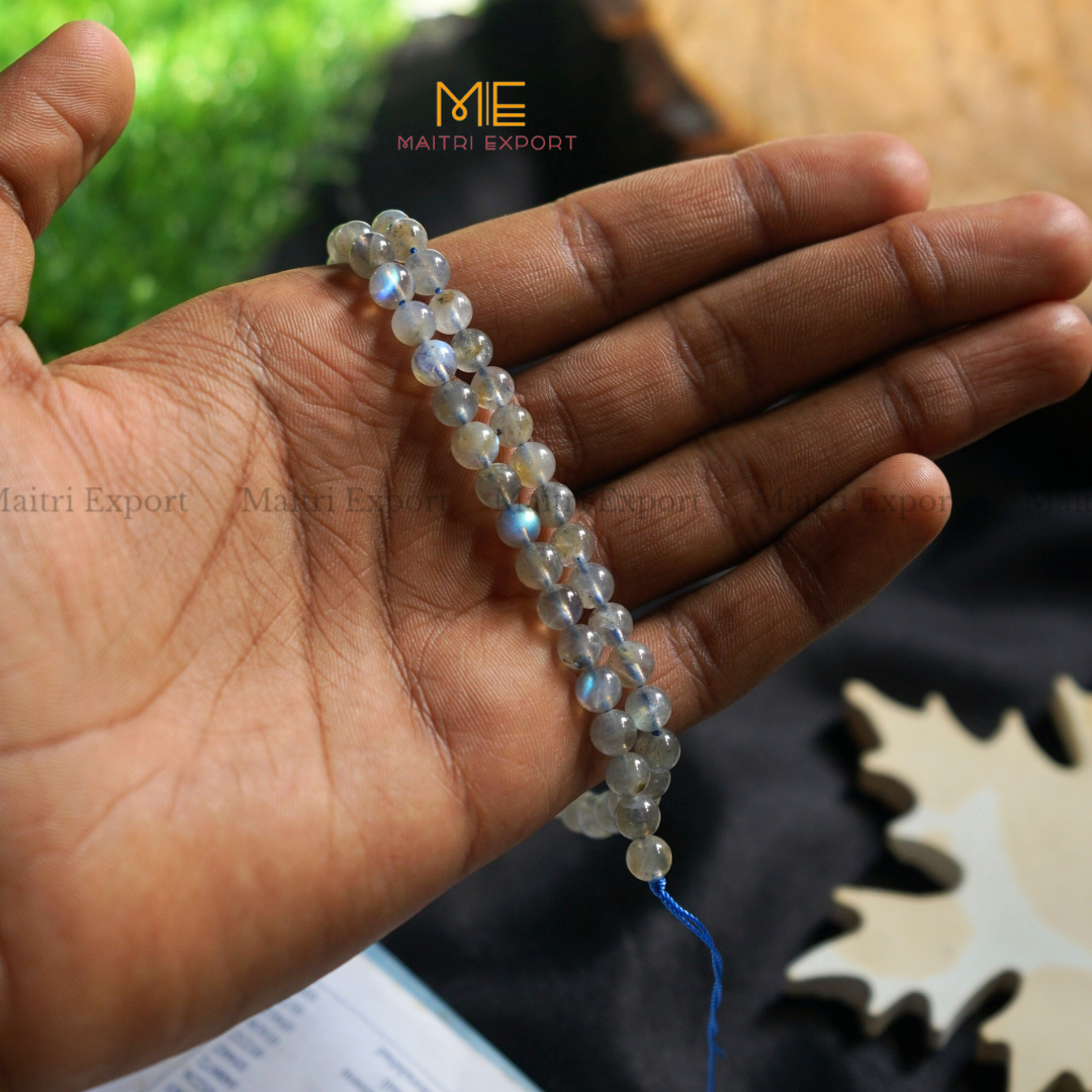 6mm loose round crystal beads strand / line-Maitri Export | Crystals Store
