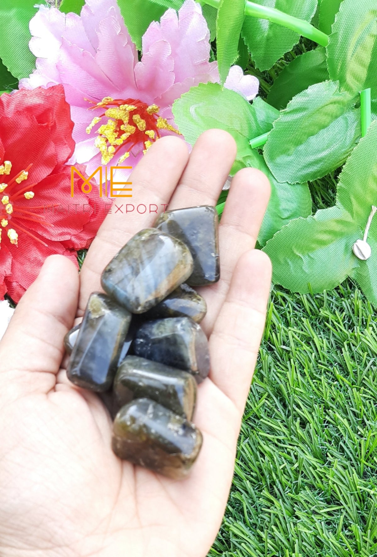 Labradorite Natural Crystal Healing Stone Tumble / Pocket Stone-Maitri Export | Crystals Store