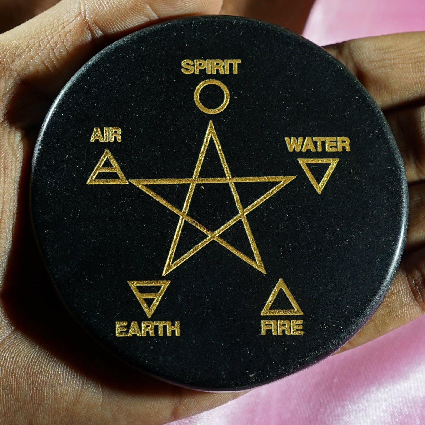 Black 3 Inch Carving Plate