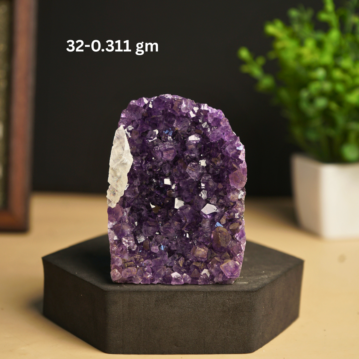 Amethyst mini / small geode-32 -311 gm-Maitri Export | Crystals Store
