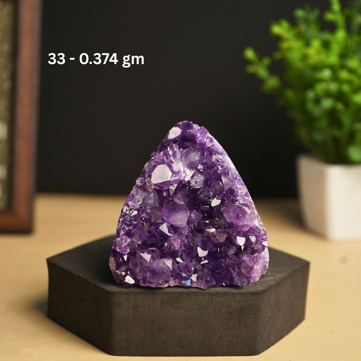 Amethyst mini / small geode-33 -374gm-Maitri Export | Crystals Store