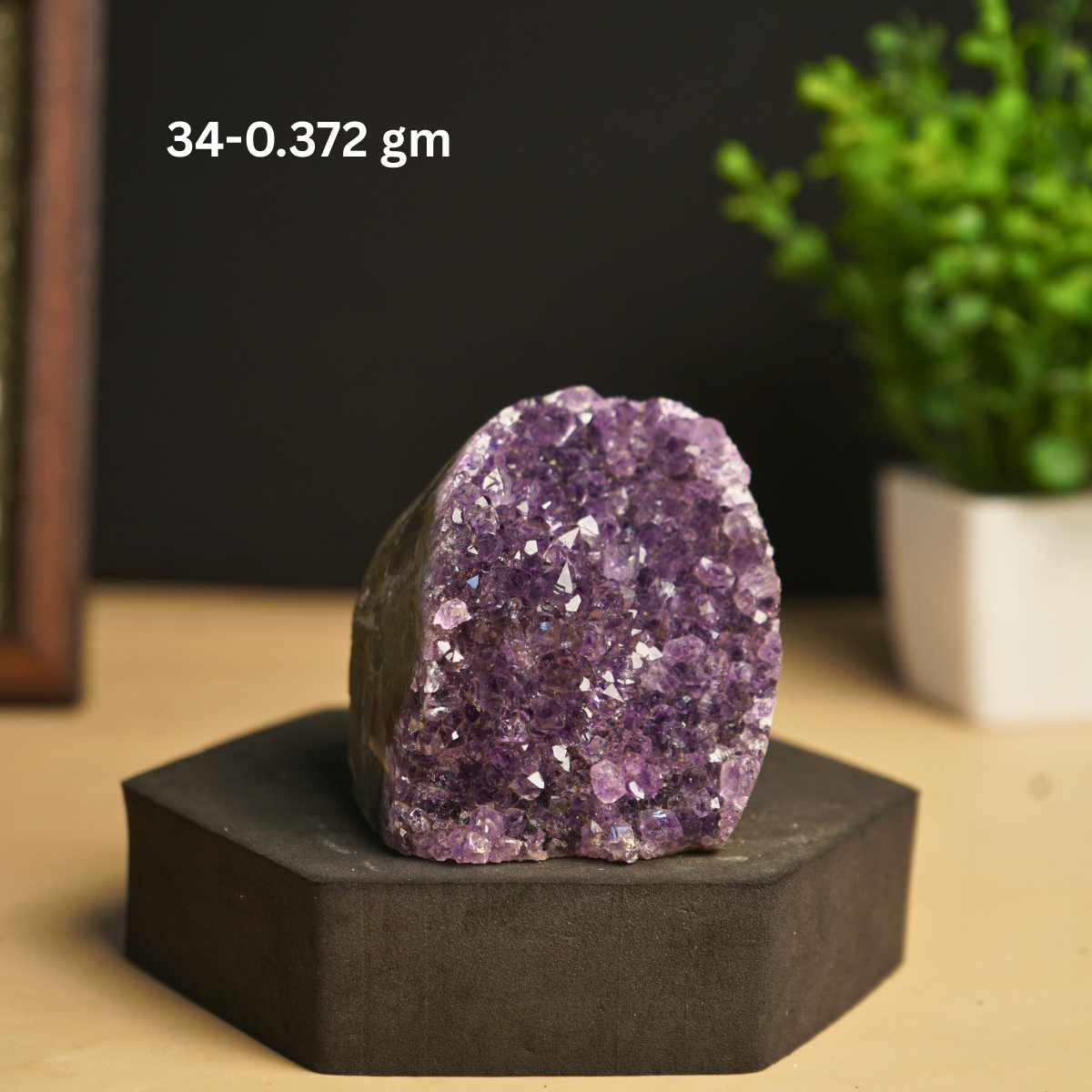 Amethyst mini / small geode-34 -372gm-Maitri Export | Crystals Store