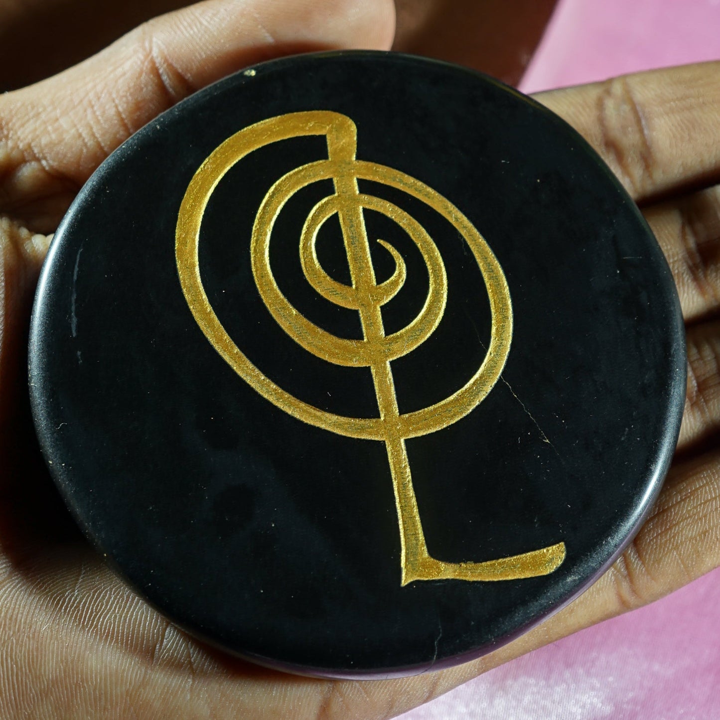 Black 3 Inch Carving Plate