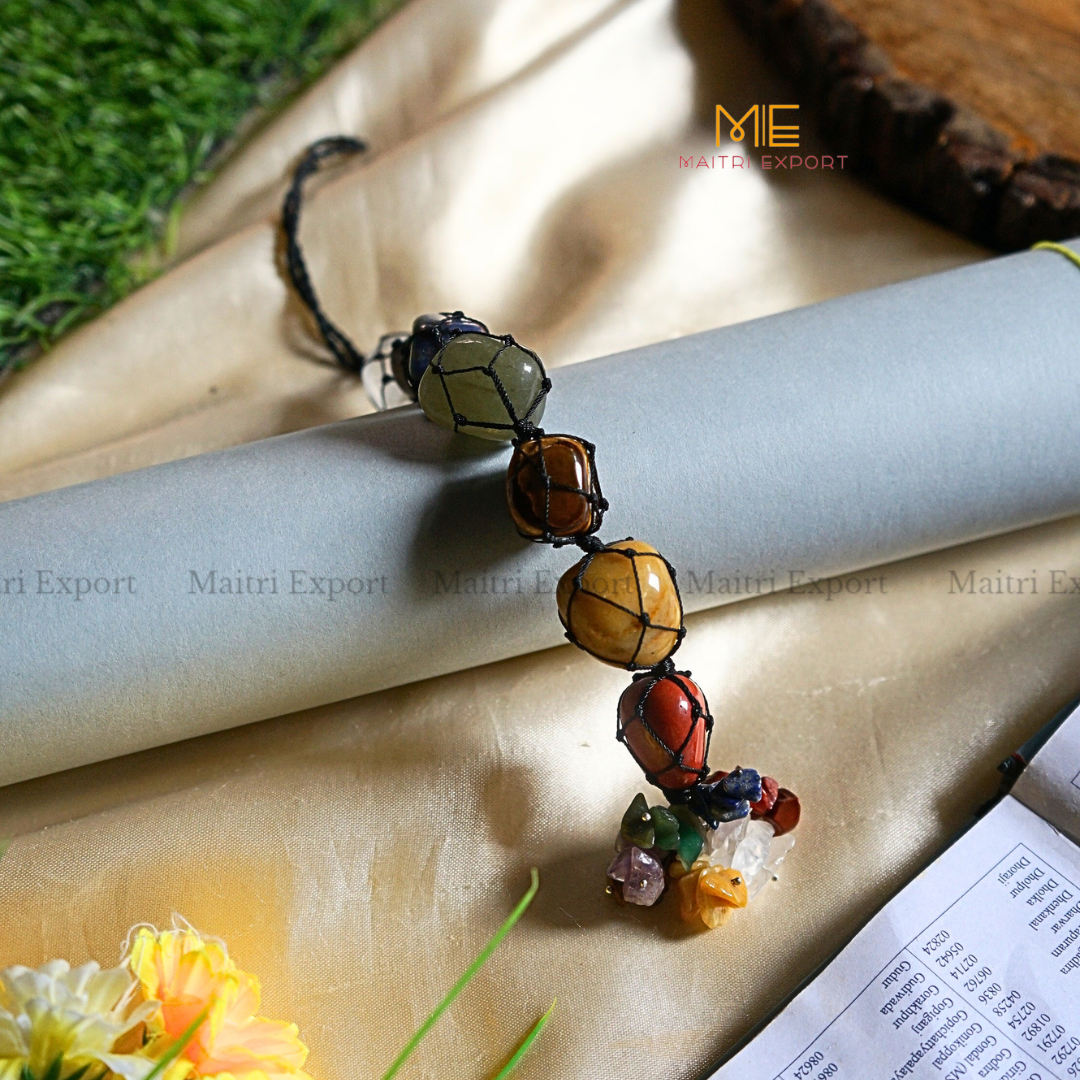 Natural Healing Crystal Stone Tumble Stone with Chips Hanger-Maitri Export | Crystals Store
