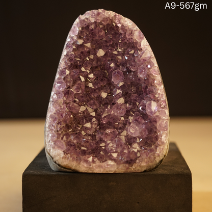 Amethyst Geode-9 - 567 gm-Maitri Export | Crystals Store