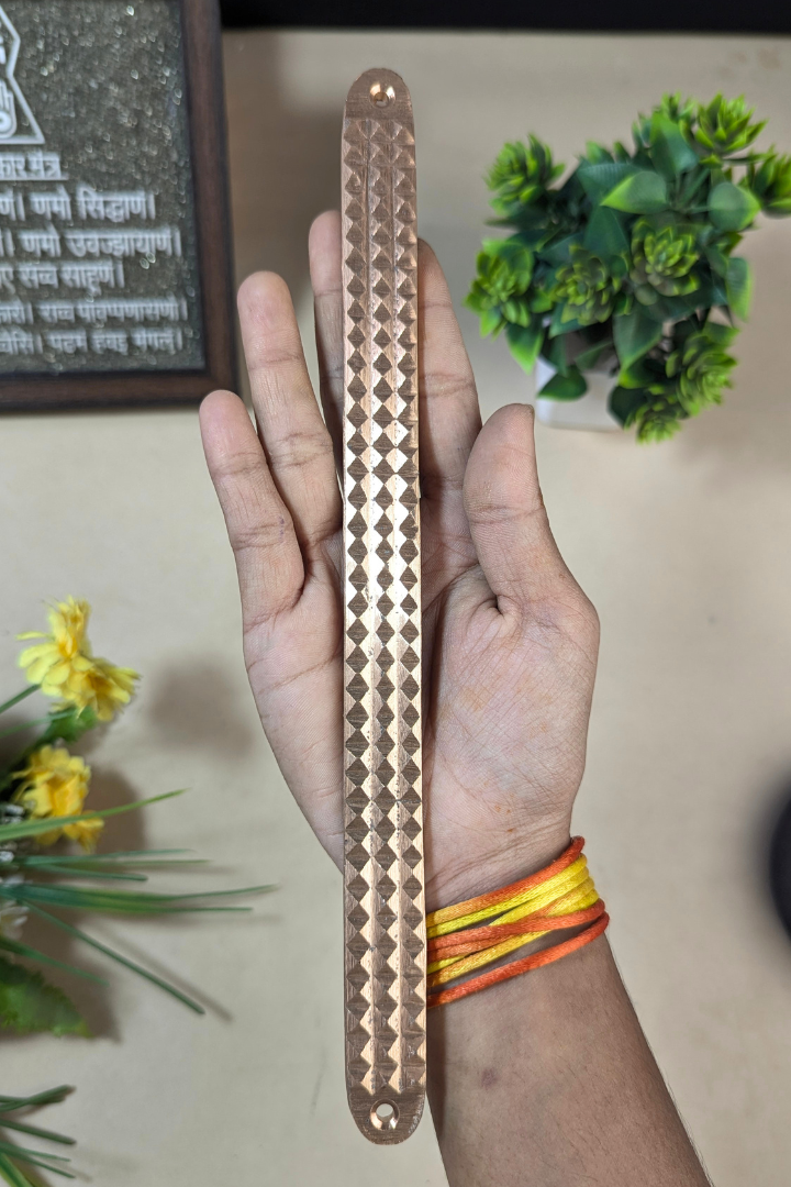 Pyramid Strip-108 Pyramid Copper-Maitri Export | Crystals Store