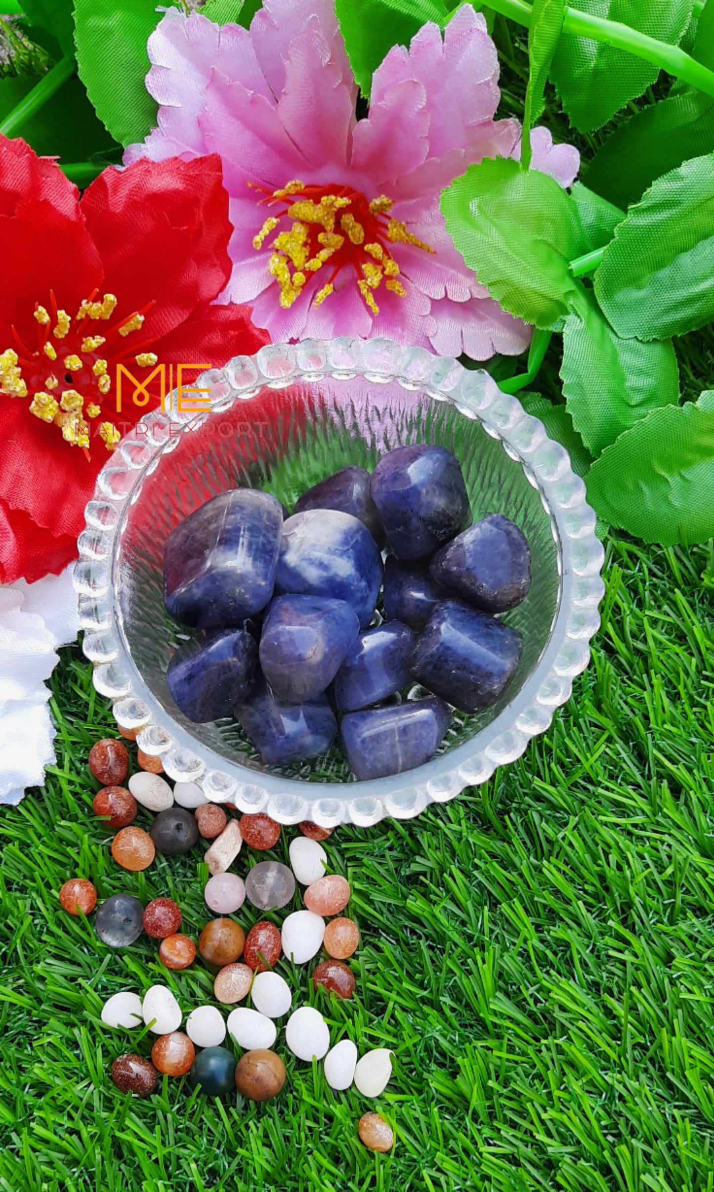 Iolite Natural Crystal Healing Stone Tumble / Pocket Stone-Maitri Export | Crystals Store