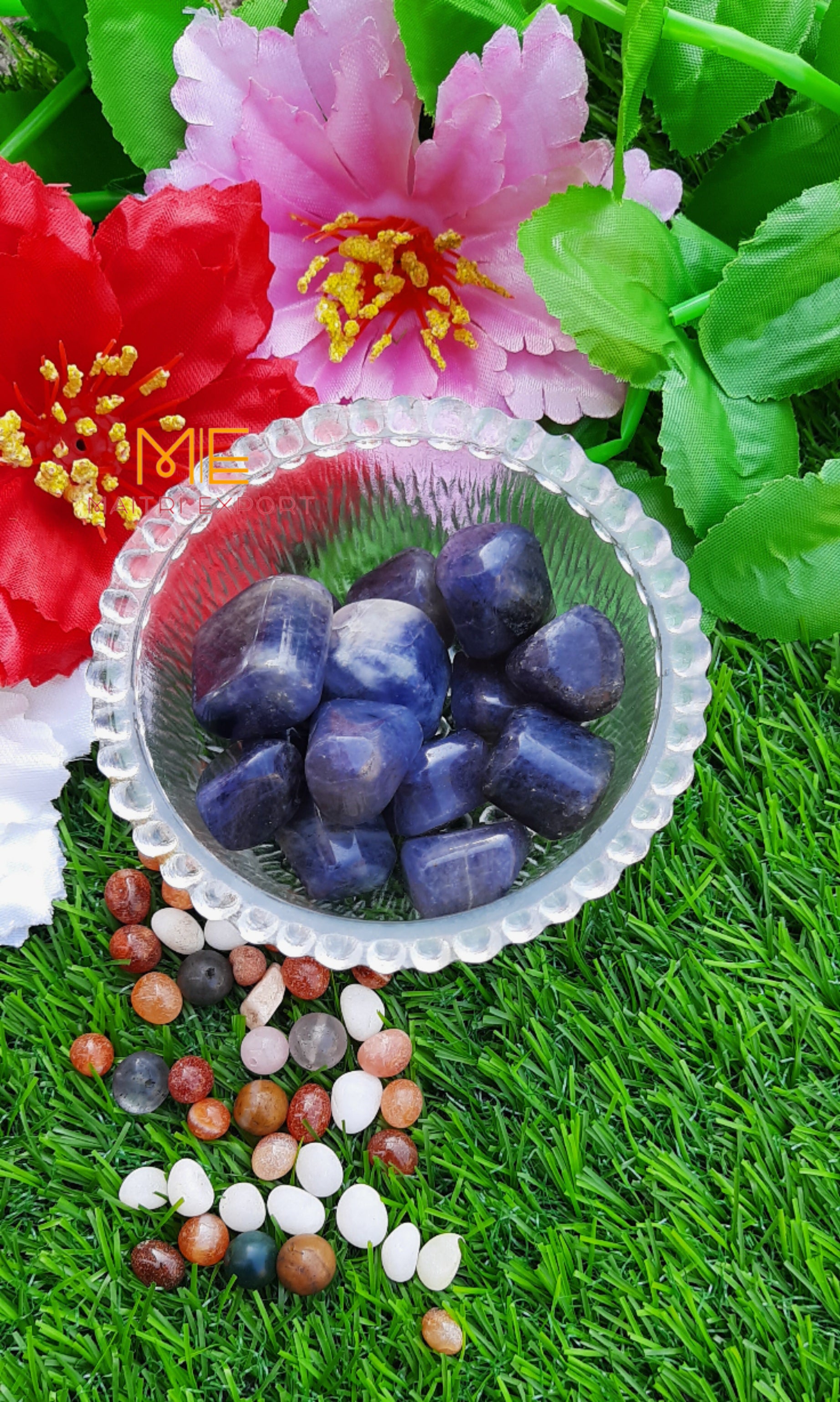 Iolite Natural Crystal Healing Stone Tumble / Pocket Stone-Maitri Export | Crystals Store